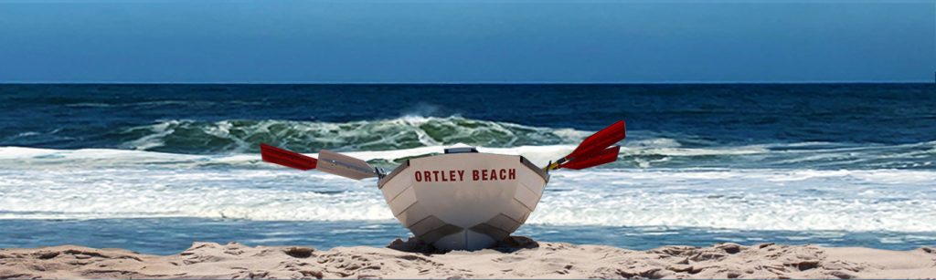 Ortley Lifeguard Boat with waves