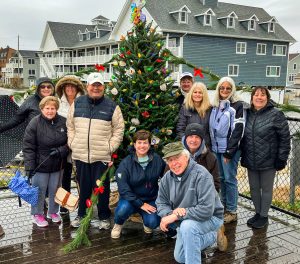 Friends of Ortley Beach and OBTVA at Christmas Tree